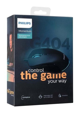 Philips PL-1868 Makrolu Kablolu Siyah Optik Gaming Mouse