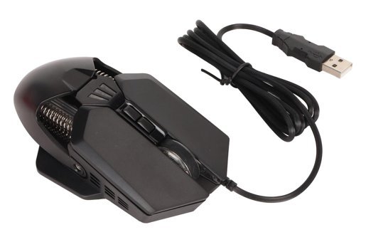 Broleo RGB Sessiz Ergonomik Makrolu Kablolu Siyah Optik Gaming Mouse