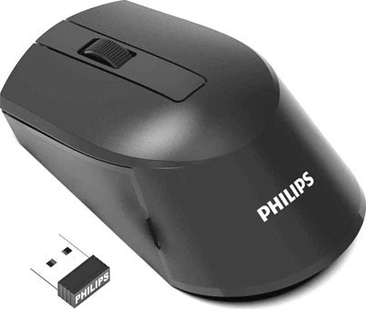 Philips M374 SPK7374 Kablosuz Siyah Optik Mouse