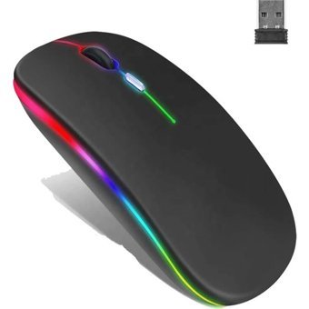 Polygold PG-9009 RGB Kablosuz Siyah Optik Mouse