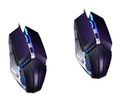 Gadpiparty RGB Sessiz Ergonomik Makrolu Kablosuz Siyah Optik Gaming 2 Adet Mouse