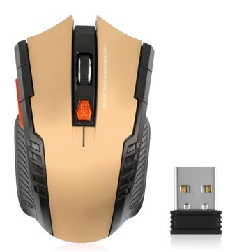Auklopvzz Makrolu Kablosuz Altın Optik Gaming Mouse