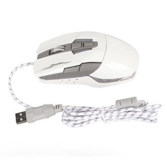 Sxhlseller Araba Görünümlü RGB Ergonomik Makrolu Kablolu Beyaz Optik Gaming Mouse