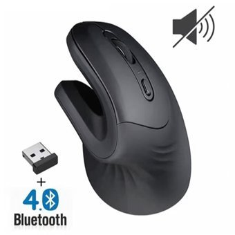 Generic Sessiz Ergonomik Dikey Makrolu Kablosuz Siyah Optik Gaming Mouse