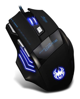 Generic SN7032 7 RGB Makrolu Kablolu Siyah Optik Gaming Mouse