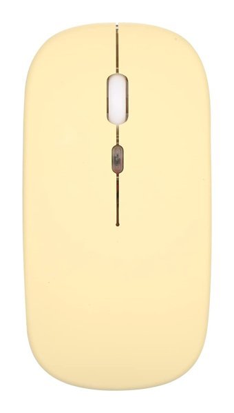 Mistaha Sessiz Kablosuz Sarı Optik Mouse