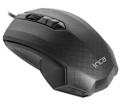 Inca Ergonomik Kablolu Siyah Optik Gaming Mouse