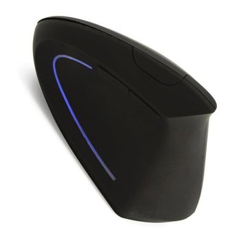 Hemobllo Ergonomik Dikey Makrolu Kablosuz Siyah Optik Mouse