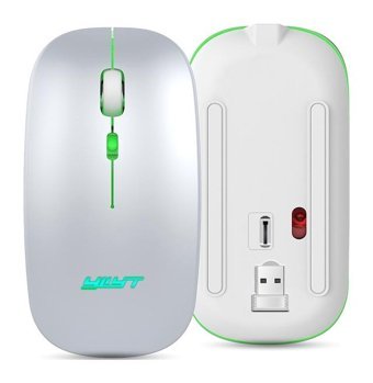 Hallow RGB Kablosuz Gümüş Optik Mouse