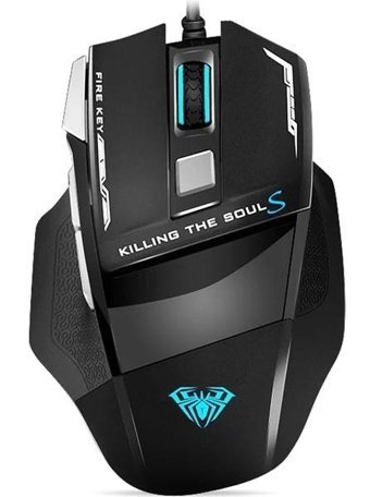 Huahai Aula Killing Soul RGB Makrolu Kablolu Siyah Optik Gaming Mouse