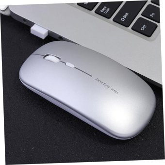 Partykindom Sessiz Kablosuz Gri Optik Mouse