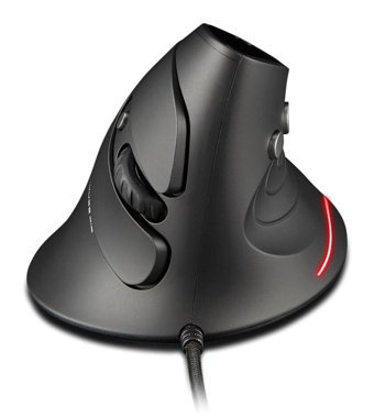 Cankypu T-30 RGB Ergonomik Dikey Makrolu Kablolu Siyah Optik Mouse
