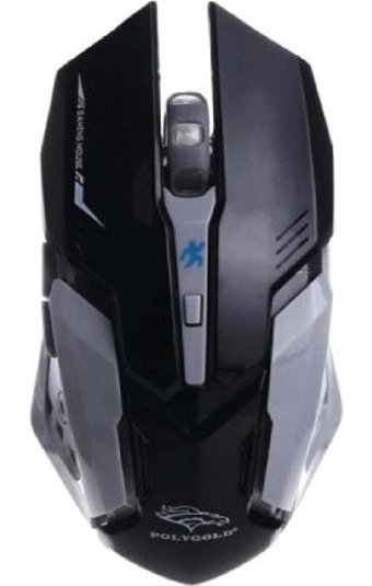 Polygold Lecoo M1102 Makrolu Kablolu Gri Optik Gaming Mouse