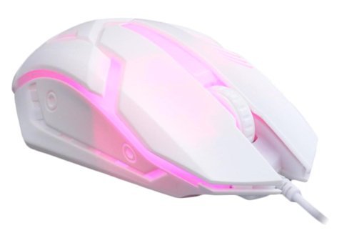 Kıchouse RGB Makrolu Kablolu Beyaz Optik Gaming Mouse