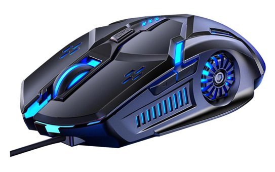 Kıchouse RGB Makrolu Kablolu - Kablosuz Mavi Optik Gaming Mouse