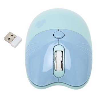Shanrya Sessiz Kablosuz Mavi Optik Mouse