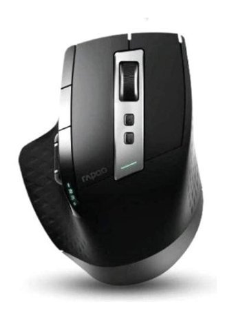 Rapoo MT750S Ergonomik Makrolu Kablosuz Siyah Optik Mouse