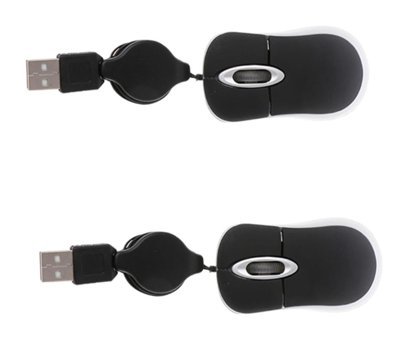 Gatuida Kablolu Siyah Optik 2 Adet Mouse