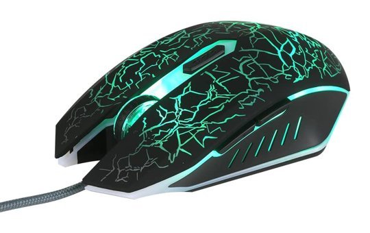 Pepisky RGB Ergonomik Makrolu Kablolu Siyah Optik Gaming Mouse