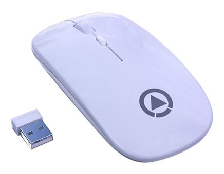 Fiauli Sessiz Ergonomik Kablosuz Mor Optik Mouse
