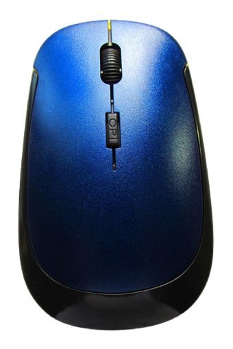 Fiauli Sessiz Kablosuz Mavi Optik Mouse