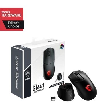 Msı Clutch GM41 RGB Makrolu Kablosuz Siyah Optik Gaming Mouse