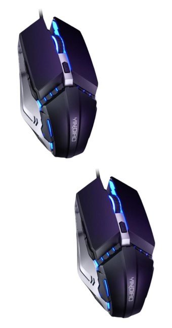 Gadpiparty RGB Sessiz Makrolu Kablolu Siyah Optik Gaming Mouse