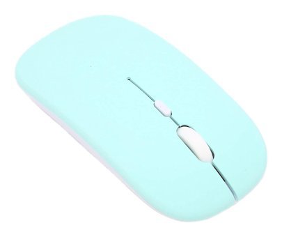 Goshyda Sessiz Ergonomik Kablosuz Turkuaz Optik Mouse
