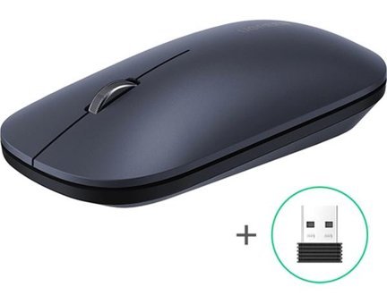 Huahai Sessiz Kablosuz Siyah Optik Mouse