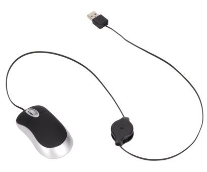 Yunseity Kompakt Kablolu Siyah Optik Mouse
