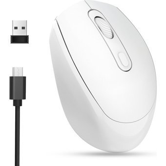 Decisive M107 Kablosuz Beyaz Optik Mouse