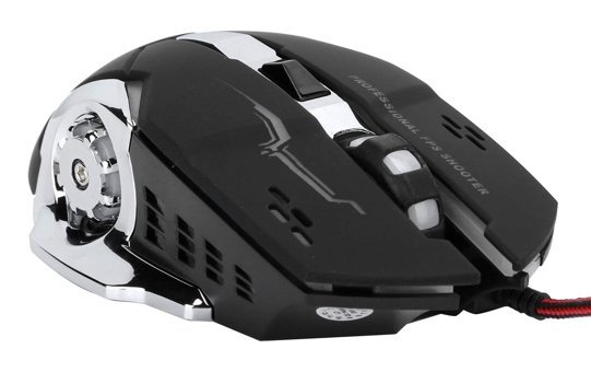 Vbestlife V6 RGB Makrolu Kablolu Siyah Optik Gaming Mouse