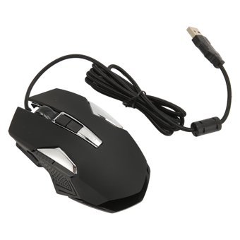 Dpofirs Programlanabilir RGB Ergonomik Makrolu Kablolu Siyah Optik Gaming Mouse