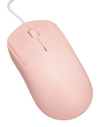 Annadue Ergonomik Kablolu Pembe Optik Mouse