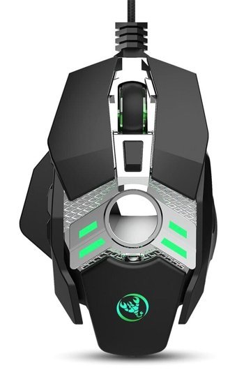 Generic J200 RGB Makrolu Kablolu Siyah Optik Gaming Mouse