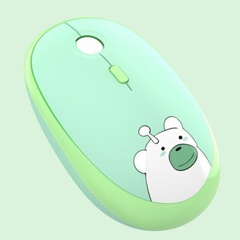 Coverzone Geezer Sessiz Kablosuz Yeşil Optik Mouse