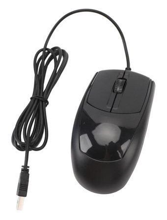 Topiky Sessiz Ergonomik Kablolu Siyah Optik Mouse