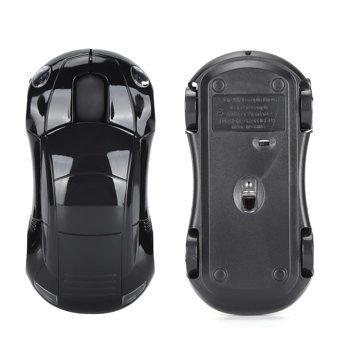 Aeun Ergonomik Araba Görünümlü Kablosuz Siyah Optik Mouse