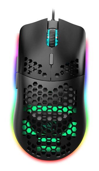 Bestonzon Programlanabilir RGB Makrolu Kablolu Siyah Optik Gaming Mouse