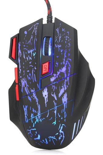 Generic H300 RGB Ergonomik Makrolu Kablolu Siyah Optik Gaming Mouse