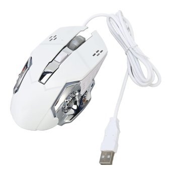 Haofy RGB Makrolu Kablolu Beyaz Optik Gaming Mouse