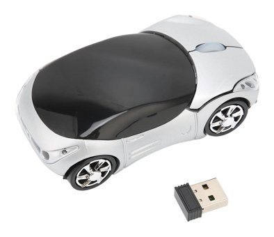 Elprico Araba Görünümlü Kablosuz Gri Optik Mouse