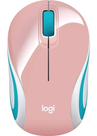 Logitech M187 Kablosuz Pembe Optik Mouse