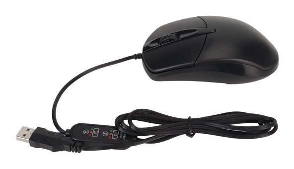 Topiky Ergonomik Kablolu Siyah Optik Mouse