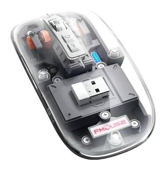 Hallow Kablosuz Gri Optik Mouse