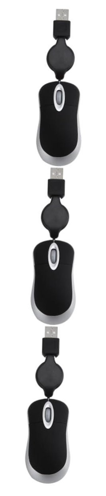 Hemobllo Kablosuz Siyah-Gümüş Optik 3 Adet Mouse