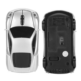 Ccylez Araba Görünümlü Kablosuz Gri Optik Mouse