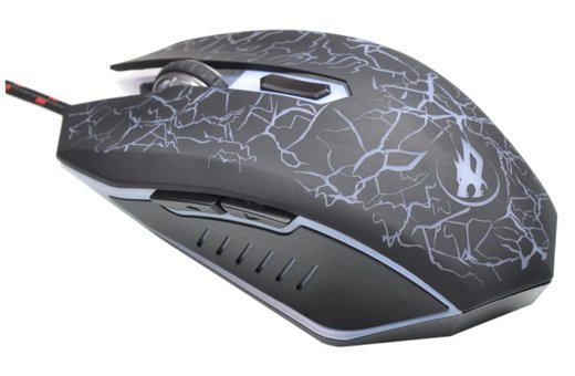Gatuida RGB Ergonomik Makrolu Kablolu Desenli Siyah Optik Gaming Mouse