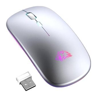 Jms Zuoya X15 RGB Kablosuz Gri Optik Mouse