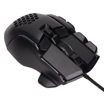 Axoc DC5V RGB Ergonomik Makrolu Kablolu Siyah Optik Mouse